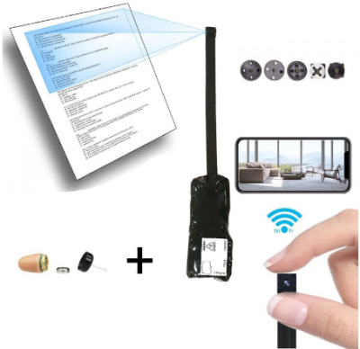 Mini Camera Video IP Surveillance With Spy Headset