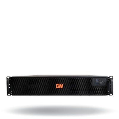 Digital Watchdog DW-BJP2U80T-LX Blackjack P-Rack 2U 8-Bay Chassis Server, Linux OS, 80TB