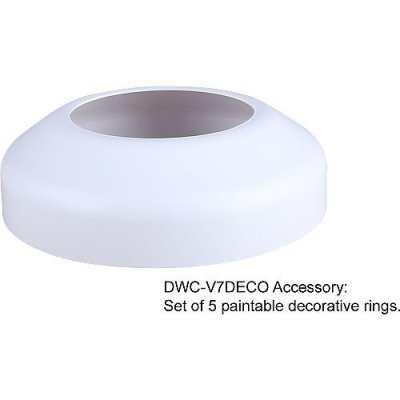 Digital Watchdog DWC-V7553WTIR Star-Light Plus 5MP Ultra-Low-Profile IR Vandal Dome Camera, 2.8mm...