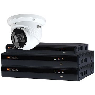 Digital Watchdog DW-VP9T9KIT24 Starter Kit, (1) VMAX IP Plus 2TB, (4) DWC-MT95WI28TW 5MP Turret I...