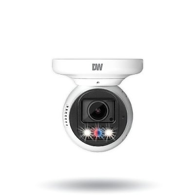 Digital Watchdog DWC-XSTD05MF MEGApix Ai 5MP Vandal Ball Turret IP Camera with White Light LEDs, ...