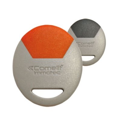 Comelit SK9050GO/A Standard Mifare Key Fob, Grey/Orange
