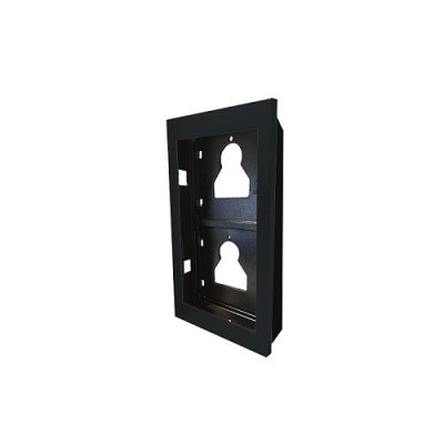 Comelit UT9162B Flush-Mounted Frame for 2 Ultra Modules, Black