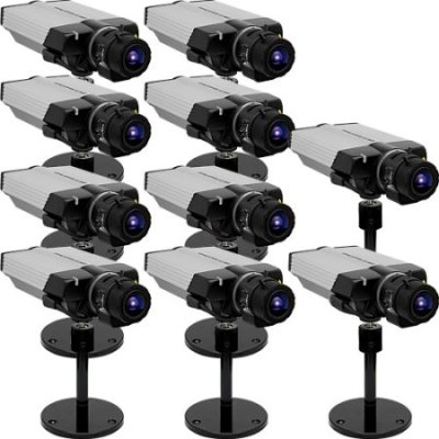 0221-084 Includes 10 AXIS 221 Day&Night Network Camera with lenses other accessories and one Inst...