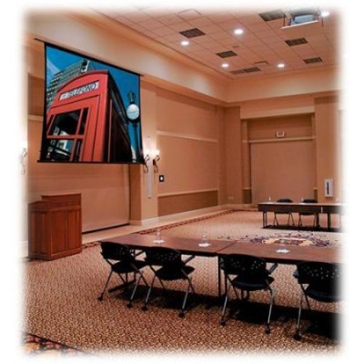 100334 Draper Signature/V Motorized Front Projection Screen (94.5 x 168")