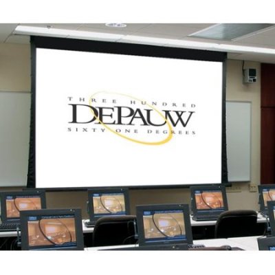 101056 Draper Premier Motorized Front Projection Screen (60 x 80"), 100" Diagonal