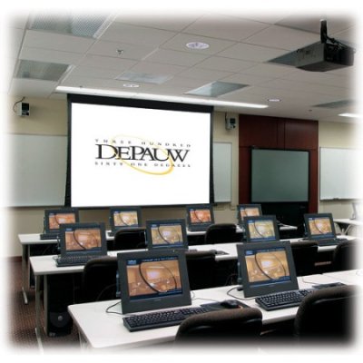 101774L Draper Premier Motorized Front Projection Screen (54 x 96") with Low Voltage Controller