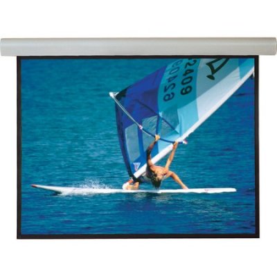 108359L Draper Silhouette/Series E Motorized Projection Screen (57.5 x 92"), with Low Voltage Con...