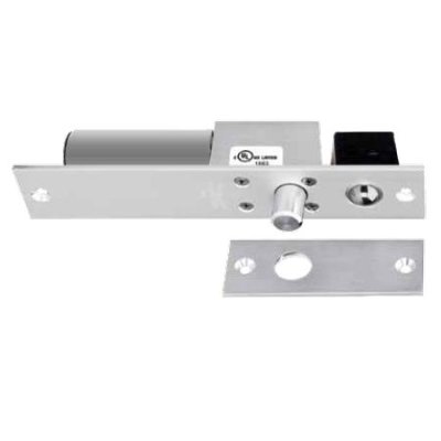 1291AH-WDDDB SDC Spacesaver Bolt Locks, Failsecure 12/24VDC, Dull Brass, Mechanical Door Position...