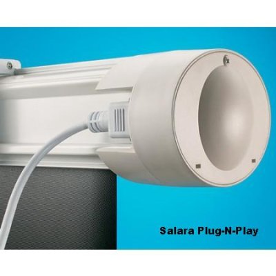 136008 Draper Salara/Plug and Play Electric Projection Screen 60" x 80", Matt White XT1000E