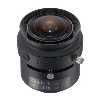  13FM08T 13FM22IR Tamron 1/3" 2.2mm F/1.2 Manual Iris Lens