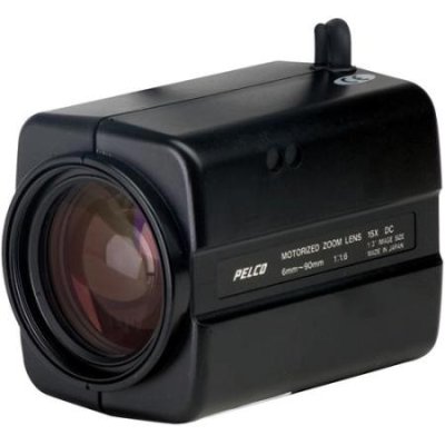 Pelco 13ZD6X15P Motorized Zoom Lens (1/3", Auto Iris, 6-90mm, CS Mount, Motorized Presets)