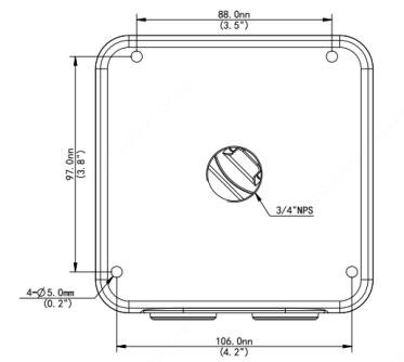 Uniview TRJB07DIN | Bullet Junction Box