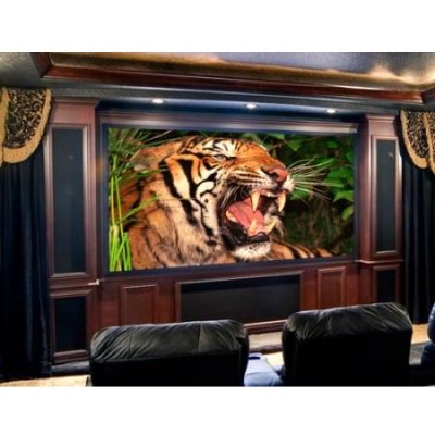 252138 Draper Clarion Fixed Projection Screen 58" x 104", Grey XH600V