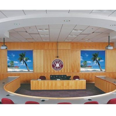 252138 Draper Clarion Fixed Projection Screen 58" x 104", Grey XH600V