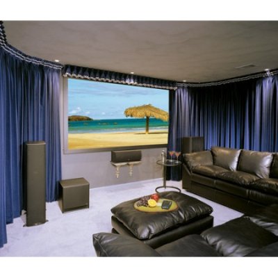 253217 Draper Onyx Fixed Projection Screen 52" x 92", Matt White XT1000V