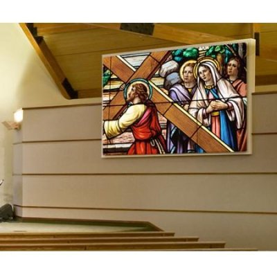 255011 Draper WrapAroundClarion Fixed Projection Screen 72" x 96", Matt White XT1000V