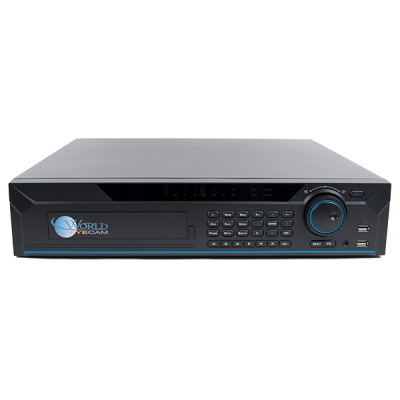 4K 64CH NVR, Records up to 12MP resolution, 8 SATA HDD, BNC/VGA/HDMI output, 16 PoE Ports