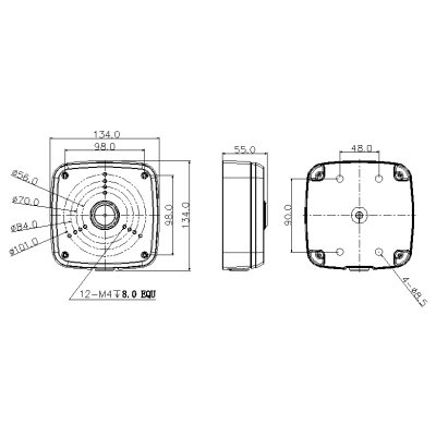 iMaxCamPro IMAX-PFA122 Universal Junction Box