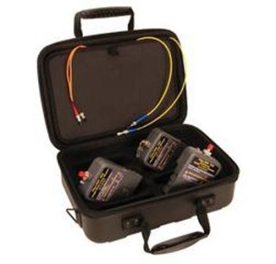 33-990-FA02 Multimode (850/1300nm) kit with VCSEL/laser light sources for laser optimized fiber, ...
