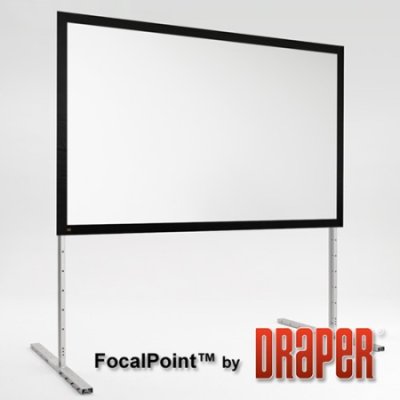 385116 Draper FocalPoint® Portable Projection Screen 94.5" x 168", CineFlex CH1200V