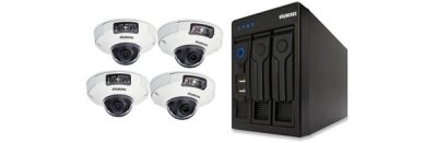POE NVR KIT W/ (4) 2.1MP CAMS