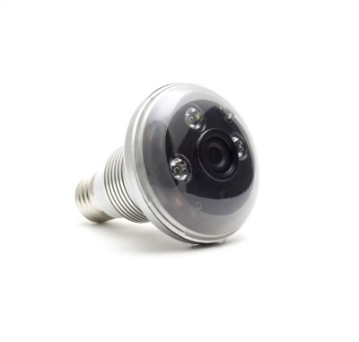 LED AND NIGHT VISION HIGH DEFINITION LIGHT BULB CAMERA