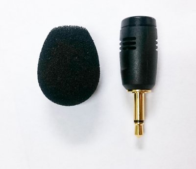 Microphone with Wind Screen Cover for 256 and 512MB Forus Units