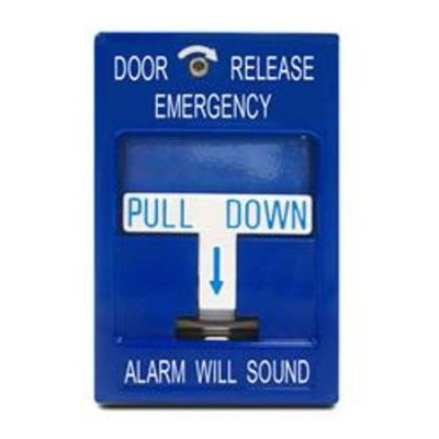 492 SDC Emergency Door Pull Station Release With Siren 3V-28VDC, 18mA