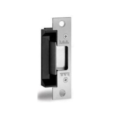 5000-12/24D-501-630 HES 5000 Series Electric Strike, Fail Secure/Fail Safe, 12/24VDC, 501 Faceplate, Satin Stainless Steel Finish
