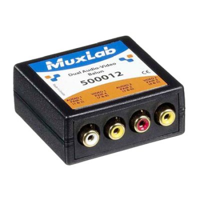 500012 MuxLab Dual Audio-Video Balun