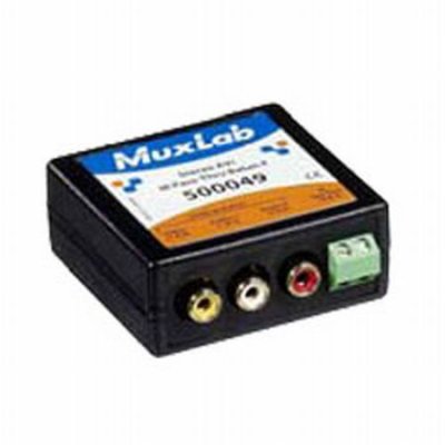 500049 MuxLab Stereo AV/IR Pass-Thru Balun - Female