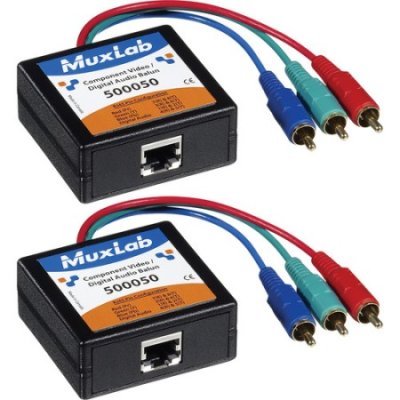 500050-2PK MuxLab Component Video & Digital Audio 2-Pack Balun Kit