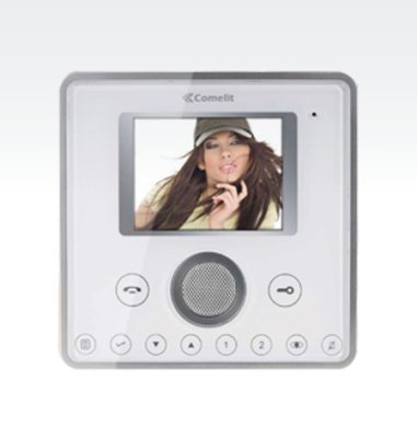 6101W Comelit Planux Colour Handsfree Monitor - White