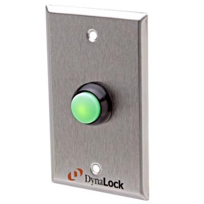 6171-BBX Dynalock Weatherproof Pushbutton With Weatherproof Back Box, Blank Faceplate
