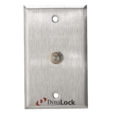6275 Dynalock Pushbutton 3/8'' Diameter Stainless Steel Time Delay Button