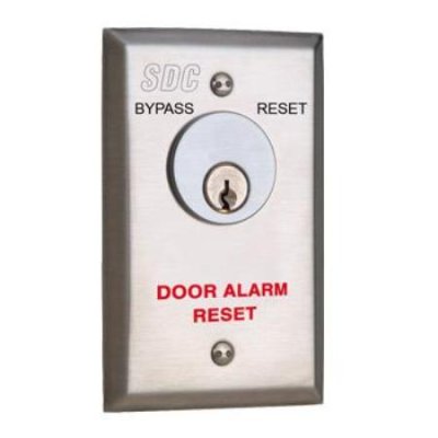 708R6 SDC "DOOR ALARM RESET" & "BYPASS" Key Switch, 1-MO SPDT, 1-AA SPDT, 6 Amp