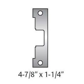 7000-24D-791-630 HES 7000 Series Electric Strikes, 24VDC, 791 Faceplate, Satin Stainless Steel Fi...