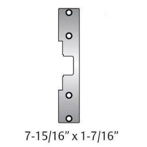 7000-24D-792-630 HES 7000 Series Electric Strikes, 24VDC, 792 Faceplate, Satin Stainless Steel Fi...