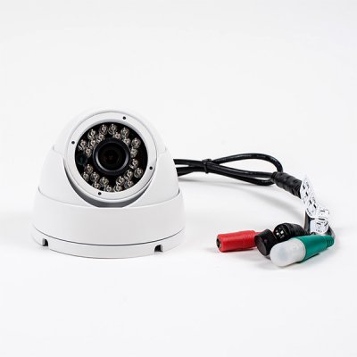 4-in-1 HD-CVI / HD-TVI / AHD / CVBS Mini-Dome Camera, 2.0mp 1080P, 3.6mm lens, IP66, 25m IR Dista...