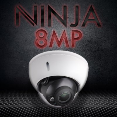 8MP NINJA IR Dome Motorized 2.7-12mm IP Network Camera