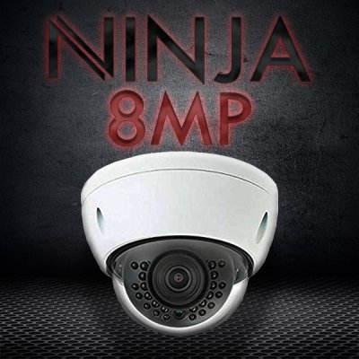 8MP NINJA IR Mini-Dome IP Network Camera