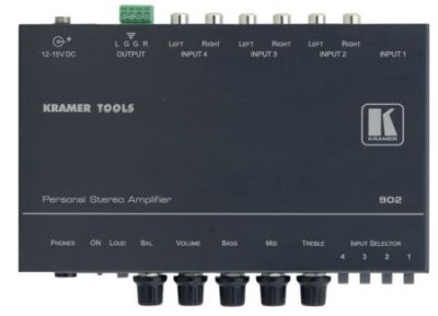 902 Personal Stereo Audio Amplifier For Unbalanced Stereo Signals