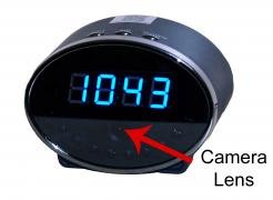 RDWIFICLOCK Round Clock with Covert Wi-Fi Camera