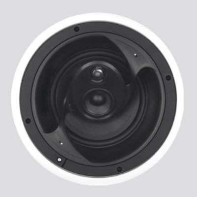 A83C 8" In-Ceiling Steerable LCR, Downfiring 8" Kevlar Woofer With 30 Degree Fixed Angle 