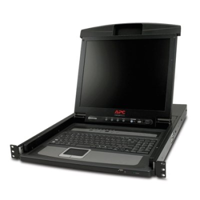 AP5808 17" Rack LCD Console with Integrated 8 Port Analog KVM Switch