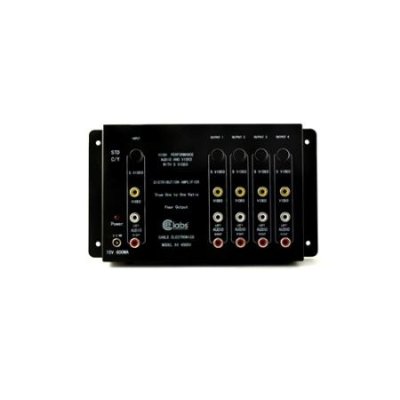 AV400SV 1 x 4 Composite A/V Distribution Amplifier