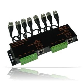 AZBLNP108C 8 CHANNEL PASSIVE VIDEO BALUN w/ Cable Leads