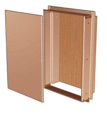BN14246W-UL Semi-Recessed Exterior Enclosure