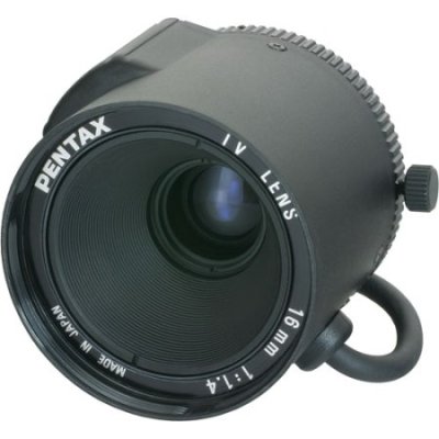 Pentax C31632 16mm, f/1.4 Auto Iris C-mount Lens with Auto Iris, for 2/3-Inch